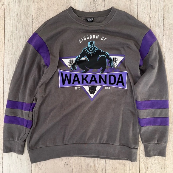Mens Black Panther sweater - Picture 1 of 5